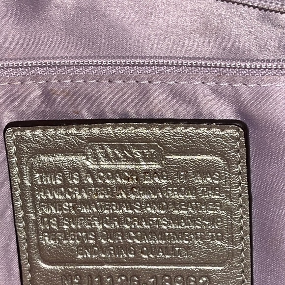 Coach Chelsea Metallic Gold Shimmer Bag - Picture 6 of 8